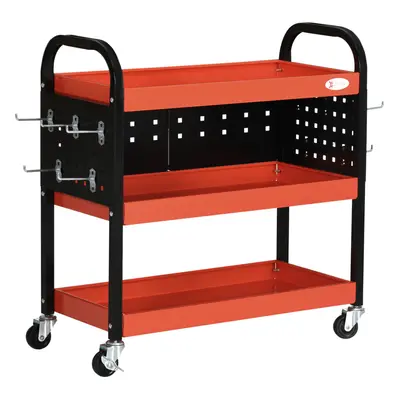 DURHAND Tier Rolling Tool Cart for Garage Mechanics Warehouse kg Capacity