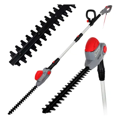 NETTA 550W Corded Pole Hedge Trimmer, 2.7m Reach & 10m Cable