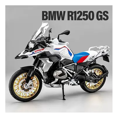 (No Retail Box) 1:9 BMW R1250GS Alloy Diecast Huge Motorcycle Model With lighting Off