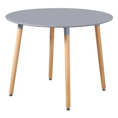 Charles Jacobs 100cm diameter Circular Dining Table With Grey Tabletop