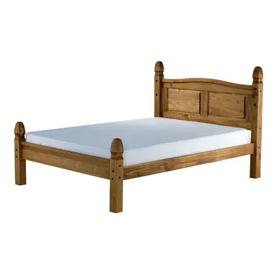 Corona Mexican Solid Pine Low Foot End 135cm Bedstead 4'6" Double bed Frame