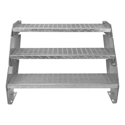 Metal Staircase Additional Step Adjustable Height Galvanised Steel 90cm / 900mm