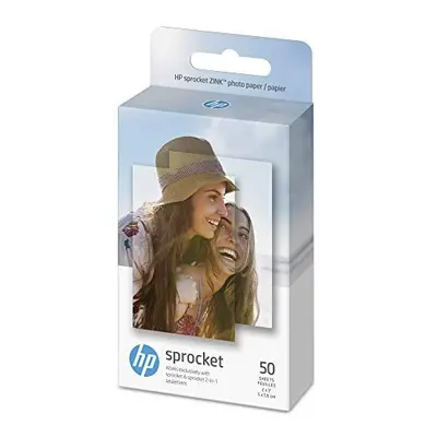 HP Sprocket 2x3" Premium Zink Sticky Back Photo Paper (50 Sheets) Comp