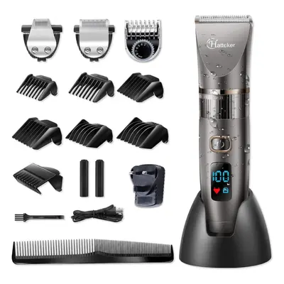 Hatteker Professional Hair Clipper Cordless Clippers Hair Trimmer Beard Trimmer Shaver Detail Tr