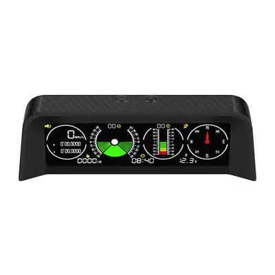 X90 Car Electronic Digital GPS Speedometer Head-Up Display Tilt Meter