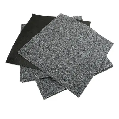 (40 pcs, Platinum Grey) Carpet Tiles 5m2 Box Heavy Duty Commercial Retail Office Premium Floorin