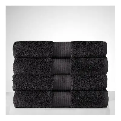 (black, pack of 2) 2x bath sheets