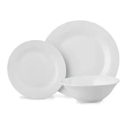 Lewis's Piece Arctic Plate Set / Plate and Bowl Sets / 4X Dinner Plates, 4X Side Plates, 4X Bowl