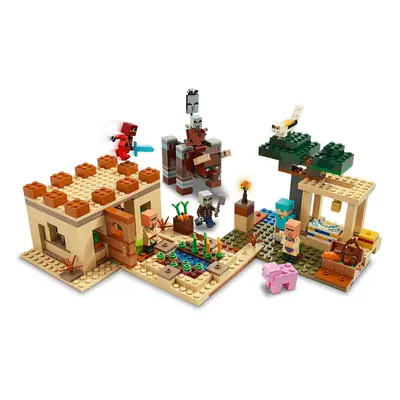 The Illager Raid Village Building Set Toy For Kids