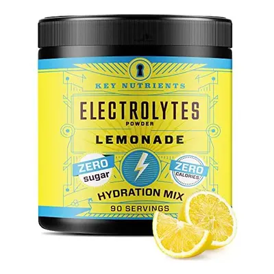 Electrolytes Powder Refreshing Lemonade Drink Mix Servings342g Sugar Free Keto Electrolyte Powde