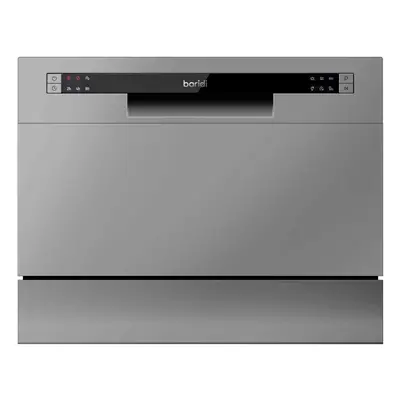 Compact Tabletop Dishwasher Place Settings, Programmes, Low Noise, 6.5L Cycle - Silver - DH84