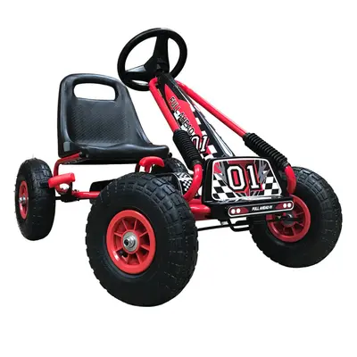 Kiddo Kids Racer Pedal Go-Kart Years - Red