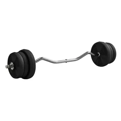 SPORTNOW 25kg Adjustable Barbell Weights Set for Home Gym Strength Training