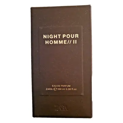 ZARA Night Pour Homme II Eau De Parfum Men EDP Spray 100ml 3.38 oz New