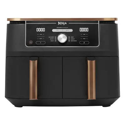 Ninja Foodi Dual Zone Air Fryer MAX + Tongs, 9.5 L, W, Drawers