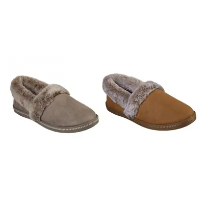 (4 UK, Chestnut) Skechers Womens Fur Lined Slipper