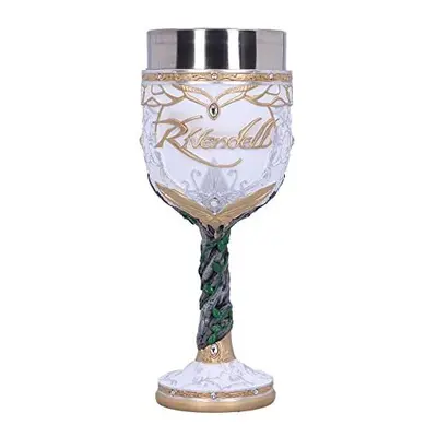 Nemesis Now Officially Licensed Lord of The Rings Rivendell Goblet, White, 19.5cm