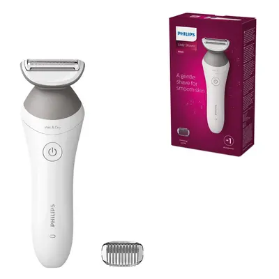 Lady Shaver Series BRL126/00 Cordless with Wet and Dry use, White