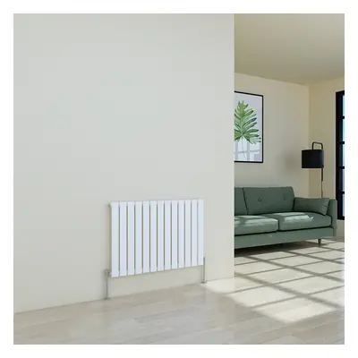 (600 x 886mm Single, White) Flat Panel Designer Radiator