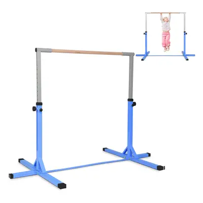 Kids Junior Gymnastic Training Bar Adjustable Horizontal Home Gym 100kg