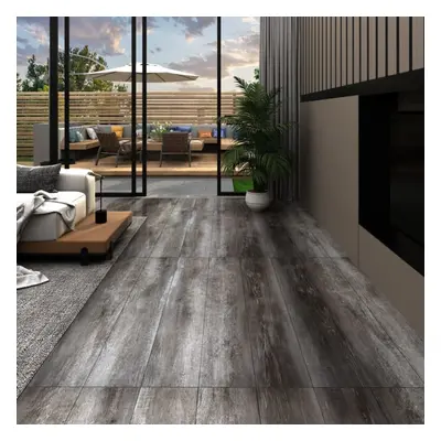 vidaXL Self-adhesive PVC Flooring Planks 5.21 m? mm Striped Wood Floor Tile