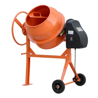 (140L) Electric Mobile Cement Mixer Drum For Concrete Plaster Grouting Machine