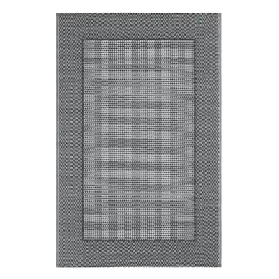 vidaXL Outdoor Carpet Grey 190x290 cm PP Terrace Rug Balcony Blanket Indoor