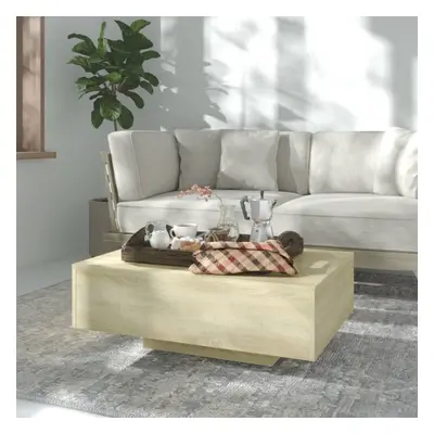 vidaXL Coffee Table Sonoma Oak Chipboard Living Room Furniture Couch Table