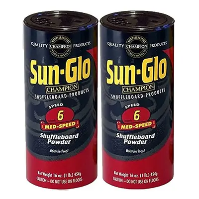 Twin Pack of Sun-Glo #6 Speed Shuffleboard Powder Wax