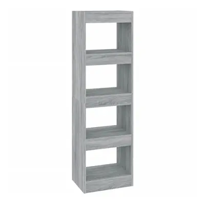 (grey sonoma) vidaXL Book Cabinet/Room Divider Storage Book Shelf Furniture Multi Colours