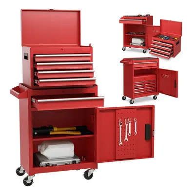 5-Drawer Rolling Tool Chest Tool Storage Cabinet w/ Lockable Wheels