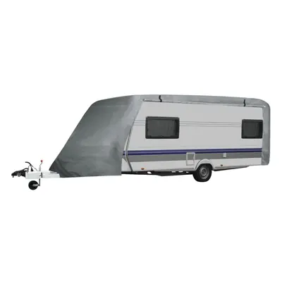 vidaXL Caravan Cover Grey Indoor Outdoor Trailer Camper Car Protection Cover