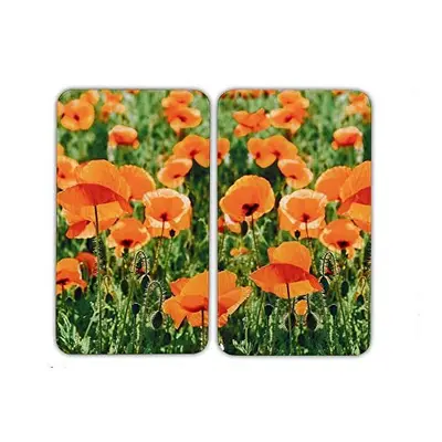 2521434500 Hob Covers Universal Set of Poppy Field