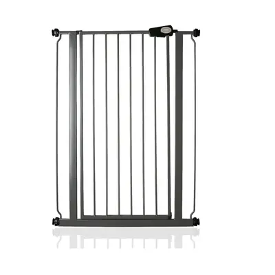 (Slate Grey, 75cm - 82.6cm) Safetots Extra Tall Pressure Fit Gate