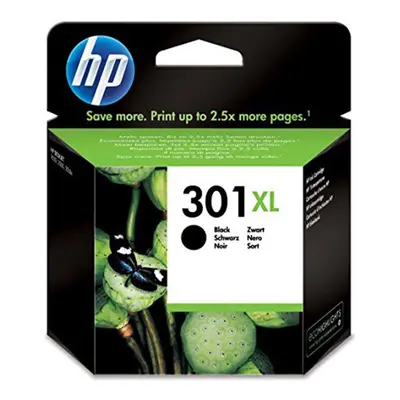 HP CH563EE 301XL High Yield Original Ink Cartridge, Pack of - Black