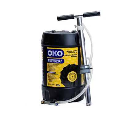 OKO MINING TYRE SEALANT LITRE DRUM WITH PUMP OPT OFF ROAD USE