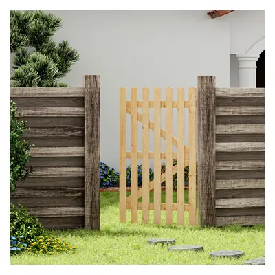 (5ft Tall (150cm)) 3-6FT Wooden Garden Gate Timber Entrance Pedestrian Fence Wood Barn Door Cott