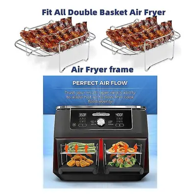 Air Fryer Rack For Dual Air Fryers