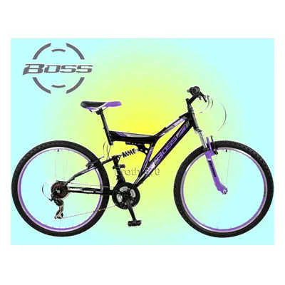 Boss Venom 26â³ Womens Full Suspension Mountain Bike - Speed Shimano Gears