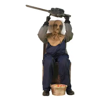 45 in. Chainsaw Greeter Animated Prop