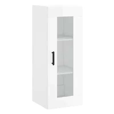 (high gloss white) vidaXL Wall Mounted Cabinet Bathroom Cabinet Storage Cabinet Cupboard White