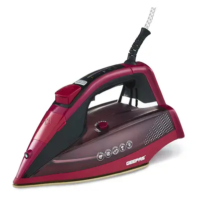 Geepas 2400W Digital Steam Iron Digital Temperature Control - 350ML