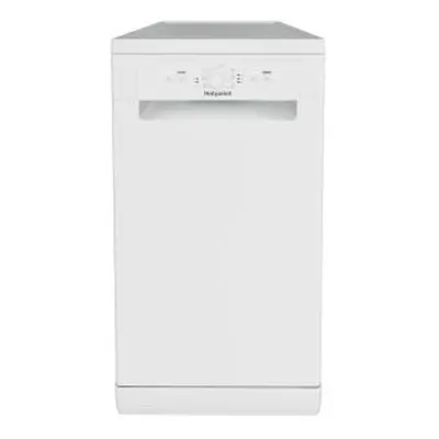 Hotpoint HF9E 1B19 UK Place Settings Slimline Dishwasher - White