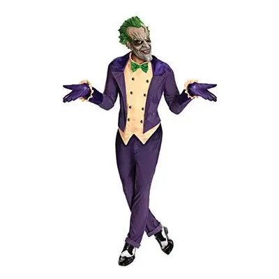 Rubie's Official DC Joker Costume, Batman Arkham City, Adult Standard Size , Purple