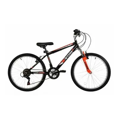 Dallingridge Arrow Boys Hardtail Mountain Bike, 24" Wheel - Black/Red