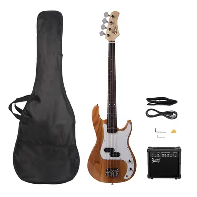 Glarry GP Electric Bass Guitar Full Set W/ 20W Amplifier Speaker Bag Strap