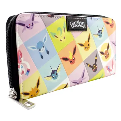 Eevee Eeveelution Umbreon Jolteon Mulitcolour Coin & Card Clutch Purse