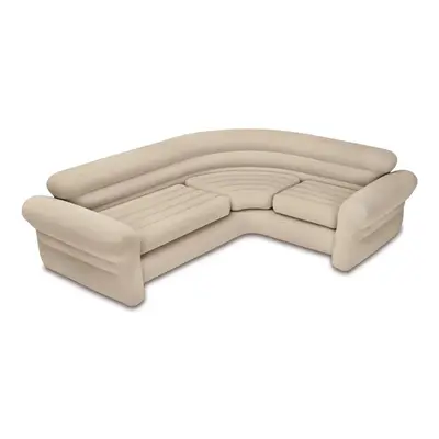 Intex Inflatable Corner Sofa/Couch Air Couch Inflatable Chair Bed 68575NP