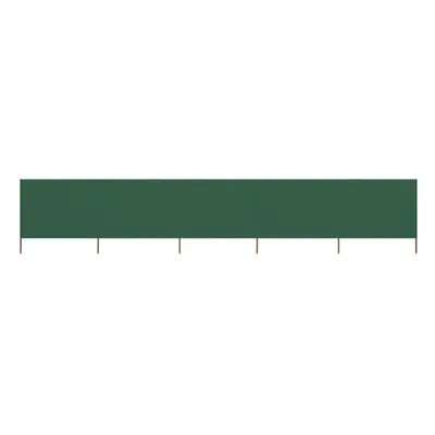 vidaXL 5-panel Wind Screen Fabric 120cm Green Sun Privacy Screen Breakers