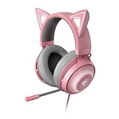 Razer Kraken Kitty Edition - Gaming Headset (The Cat Ear USB Gaming Headset, Chroma Lighting, Wi